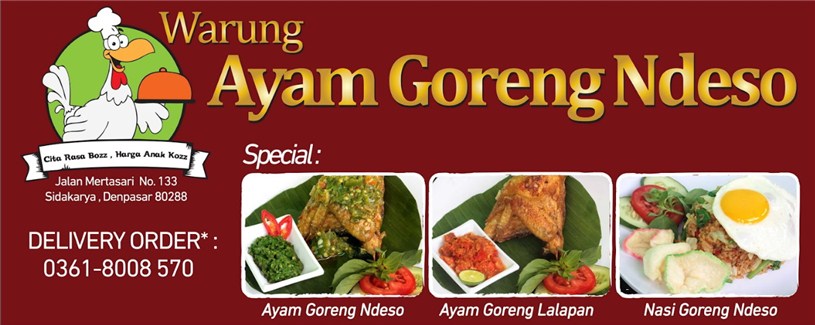 Contoh Banner Nasi Ayam - 600 Tips